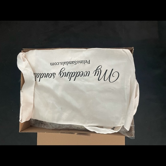 Beaded Wedding Bridal Block Heels - NTW - Size 8.5 - Picture 5 of 6